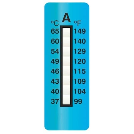 DIGI-SENSE Irreversible 8-Point Vertical Temp, PK 25 08068-22